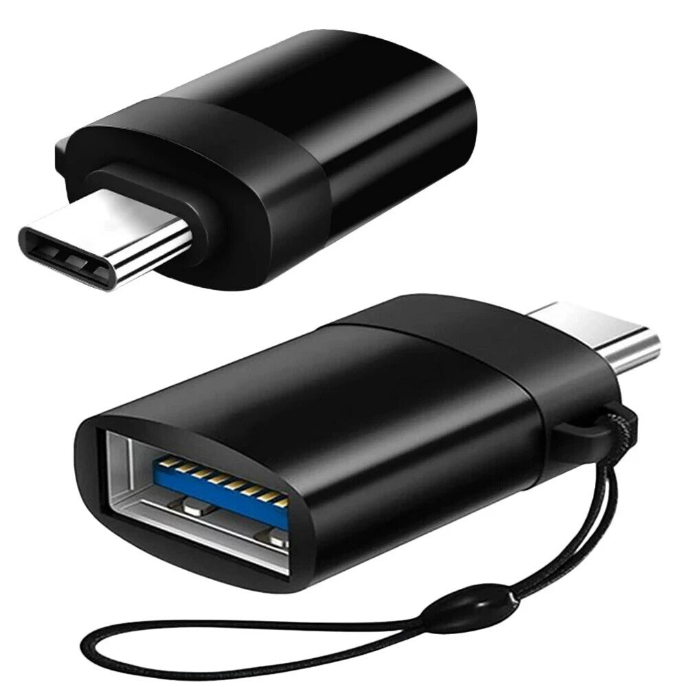 USB-C Adapter 2er Set – USB-C auf USB-A 3.0 & USB-A auf USB-C Konverter für Daten und Laden
