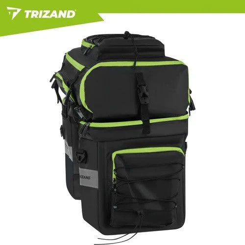 TRIZAND Fahrradtasche 65L 3in1 Gepäckträgertasche Rucksack wasserdicht