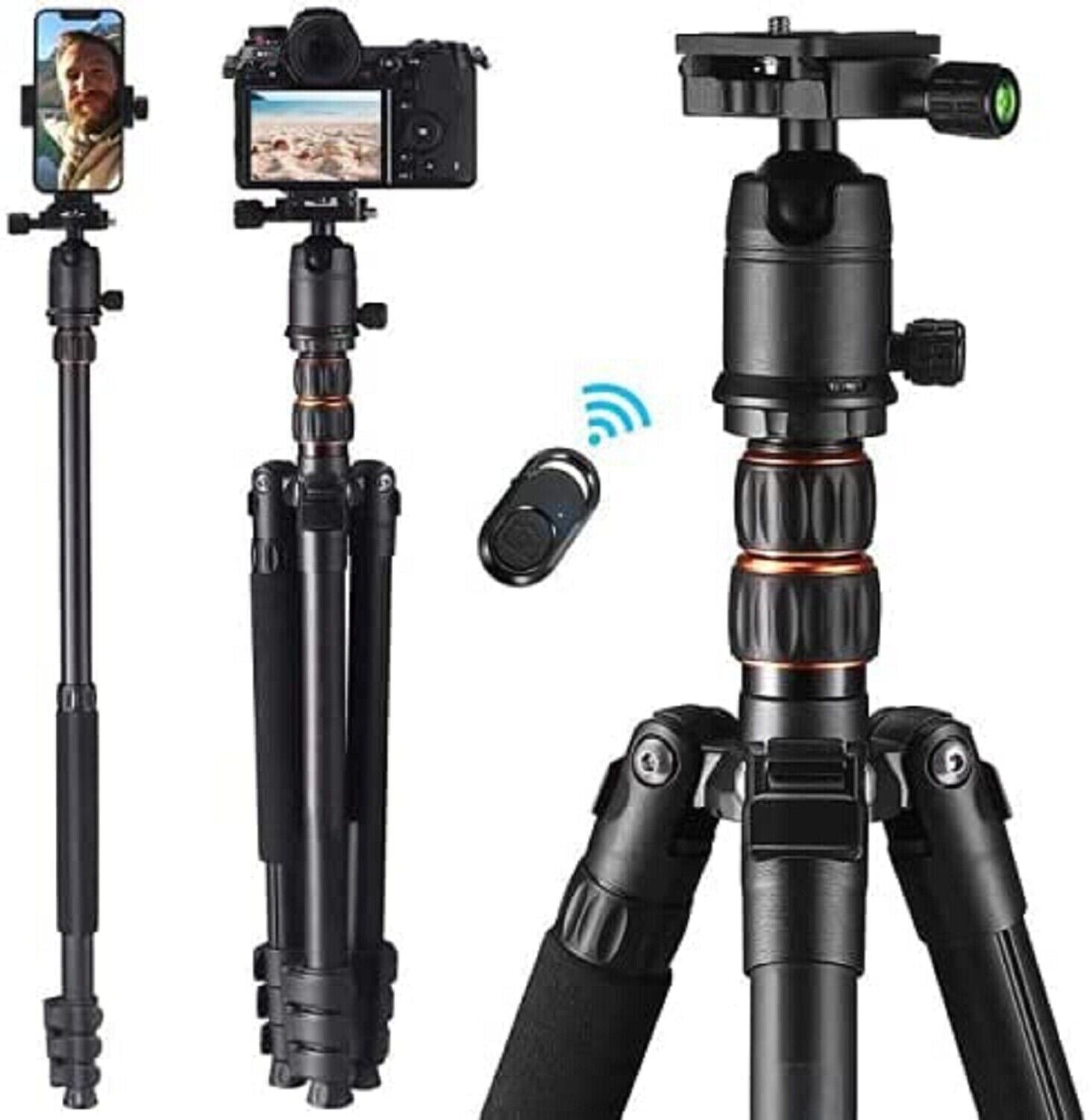 TACKLIFE Kamera Handy Stativ Standhalter Fotostativ 55-178cm 360° 9kg Zuladung