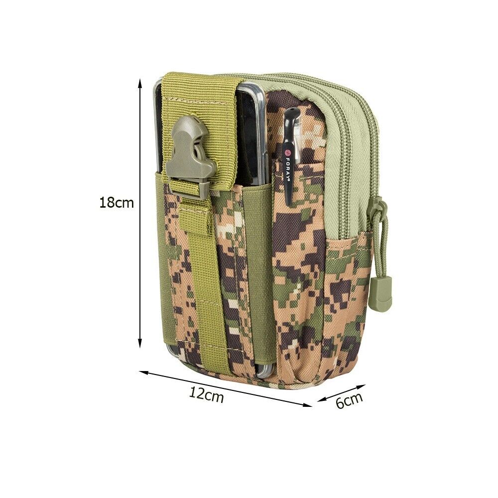 Outdoor Molle Tasche für iPhone,Smartphone,Taktische Militär Gürteltasche Top