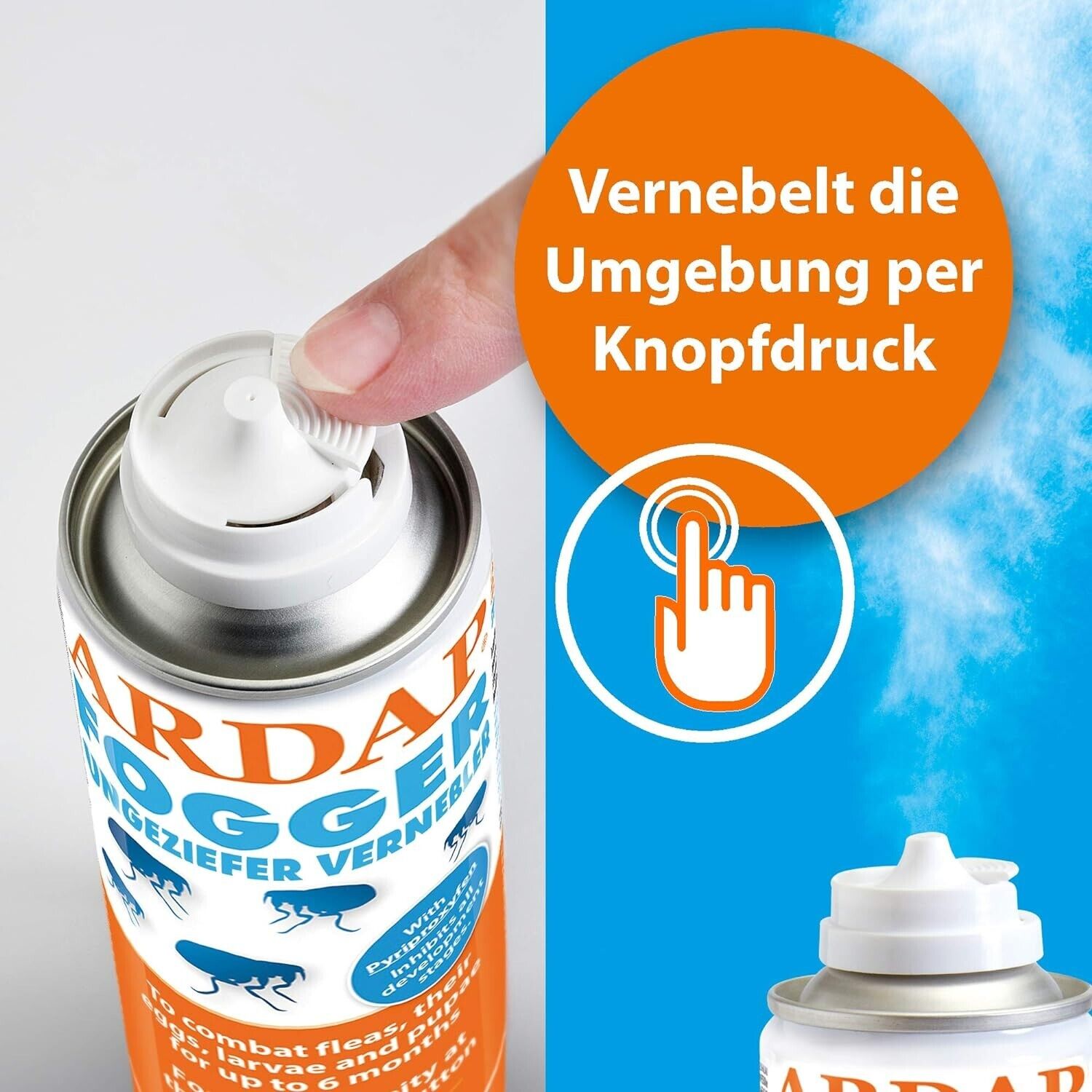 ARDAP Fogger 2 x 100ml - Effektiver Vernebler zur Ungeziefer