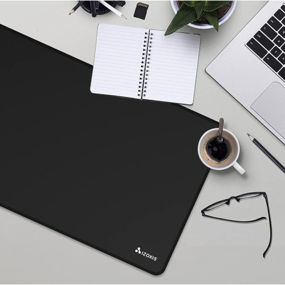 Mauspad PC Mousepad schwarz Tastatur Unterlage XXL Büro Schreibtisch 90 x 40 cm