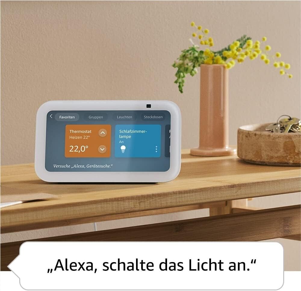 Amazon Echo Show 5 3. Generation 2023 Alexa Smart Display Lautsprecher Anthrazit