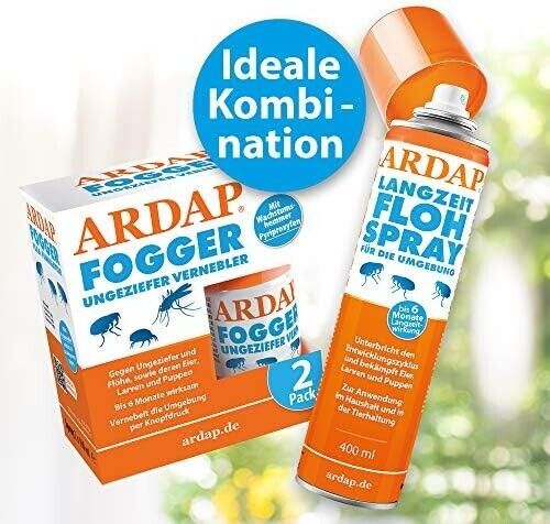 ARDAP Fogger 2 x 100ml - Effektiver Vernebler zur Ungeziefer