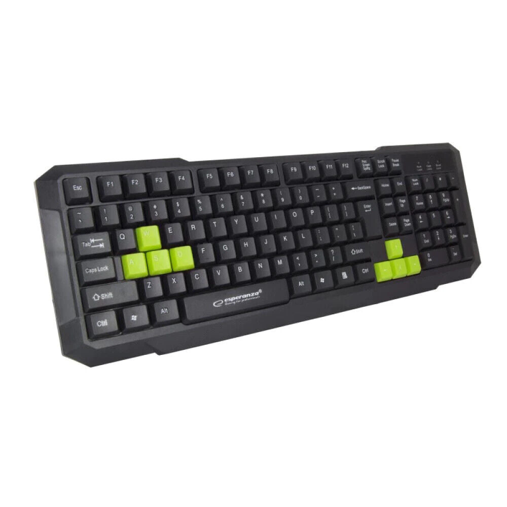 Esperanza Gaming Tastatur - Kabelgebunden ,USB-Tastatur für Gamer