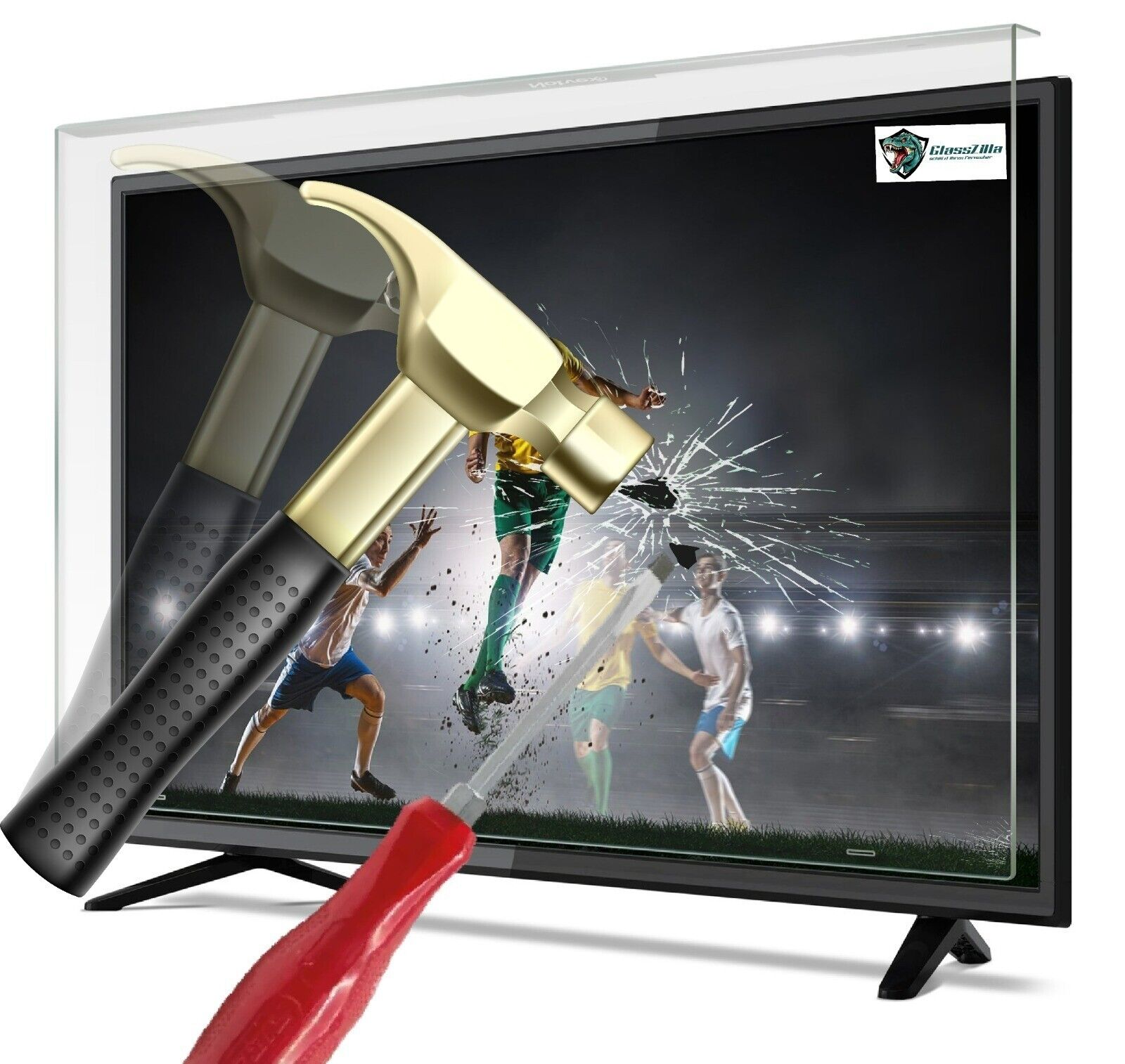 GlassZilla 83 Zoll Fernseher Schutz/TV Bildschirmschutz /Displayschutz 3mm Acryl