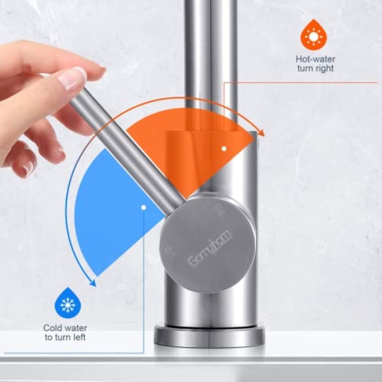 Küchenarmatur Wasserhahn Spültischarmatur Einhandmischer Mischbatterie für Küche