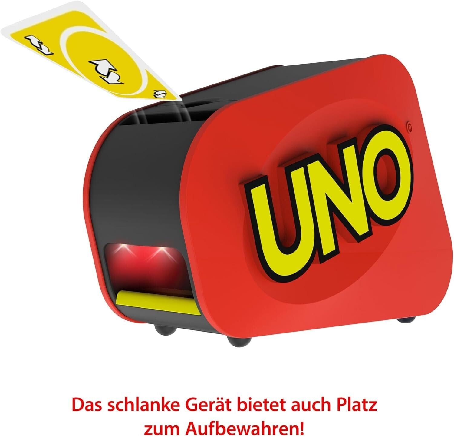 Mattel Games UNO Extreme!, Uno Kartenspiel für die Familie, mit Kartenwerfer, Pe