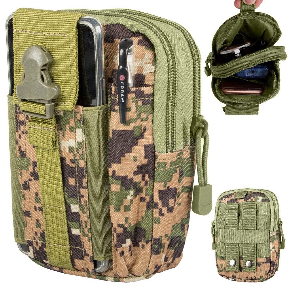 Outdoor Molle Tasche für iPhone,Smartphone,Taktische Militär Gürteltasche Top