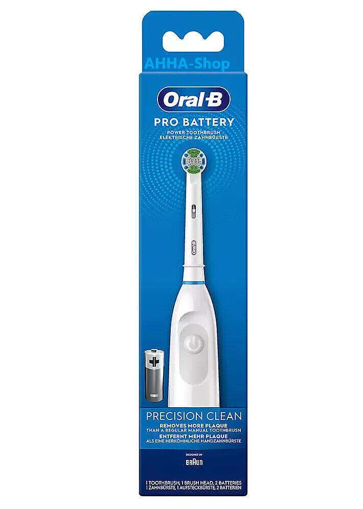 ORAL B Zahnbürste Pro Battery Precision Clean Elektrische Zahnbürste