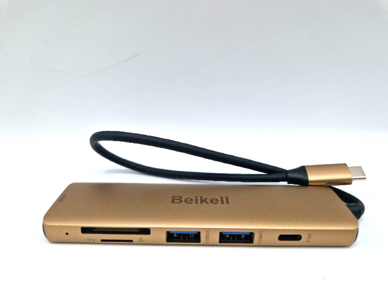 Beikell USB C Hub 7-in-1 Adapter 4K HDMI 2 x SD/TF-Kartenleser PD 100W