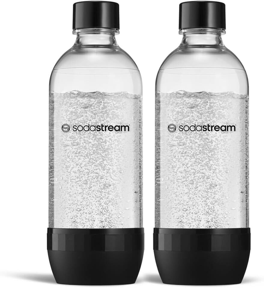 SodaStream DuoPack, Durchsichtig, 2x 1L Tritan-Flasche - spülmaschinengeeignet!