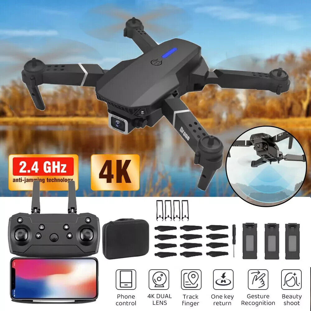 4K HD Drohne mit Kamera RC Faltbare FPV WiFi Drohne für Anfänger RC Quadcopter