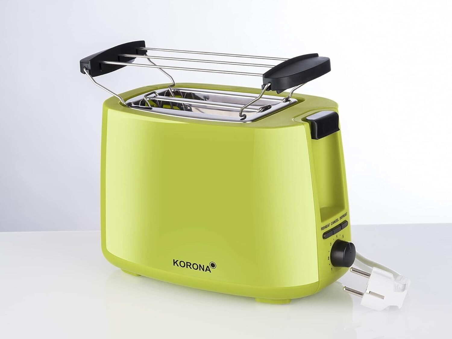 Korona 21133 Toaster mit Brötchenaufsatz Grün