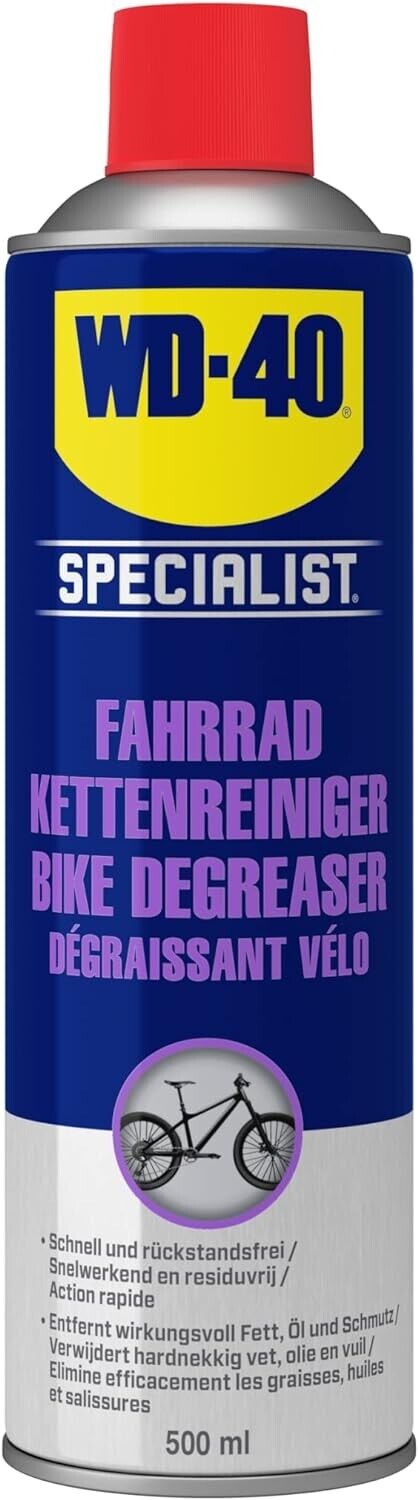 WD-40 SPECIALIST 500ml FAHRRAD KETTENREINIGER BIKE KETTE REINIGUNG