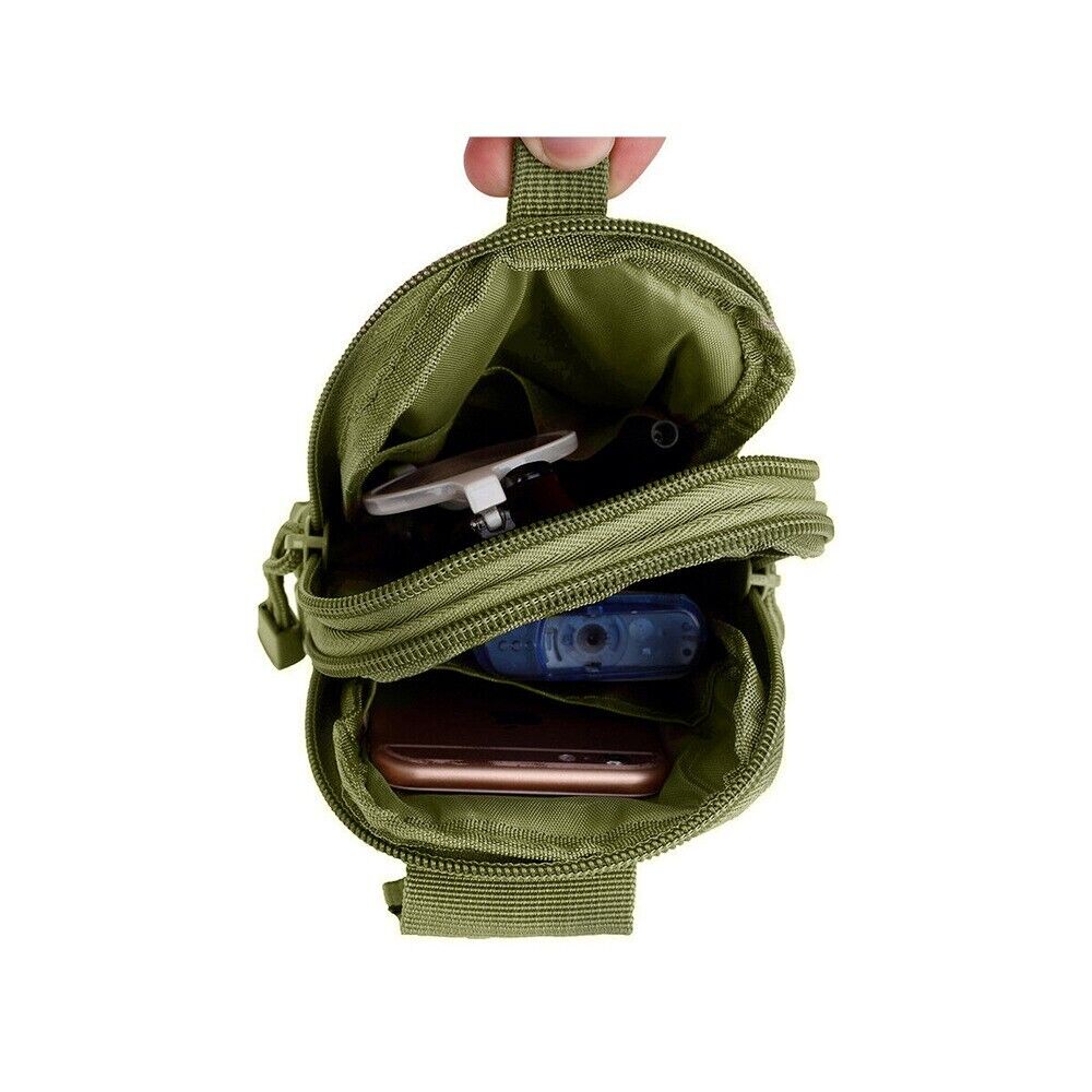 Outdoor Molle Tasche für iPhone,Smartphone,Taktische Militär Gürteltasche Top