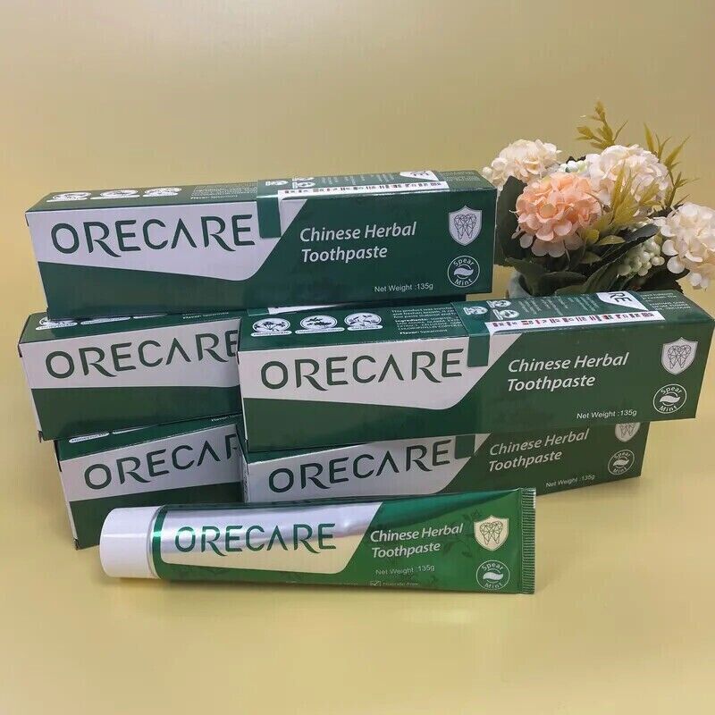 ORECARE HERBAL Zahnchreme Zahnweiss Zahnpaste  Toothpaste Whitesmile 135 g