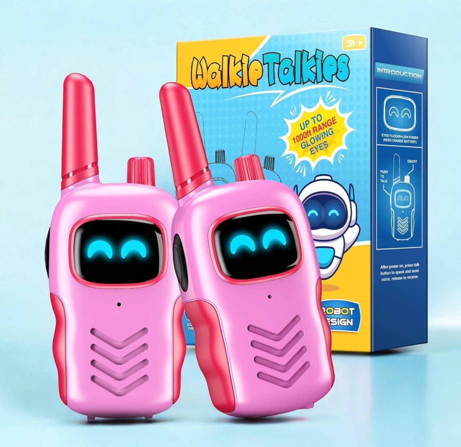 2er WALKIE TALKIE SET / FUNKGERÄTE FÜR KINDER