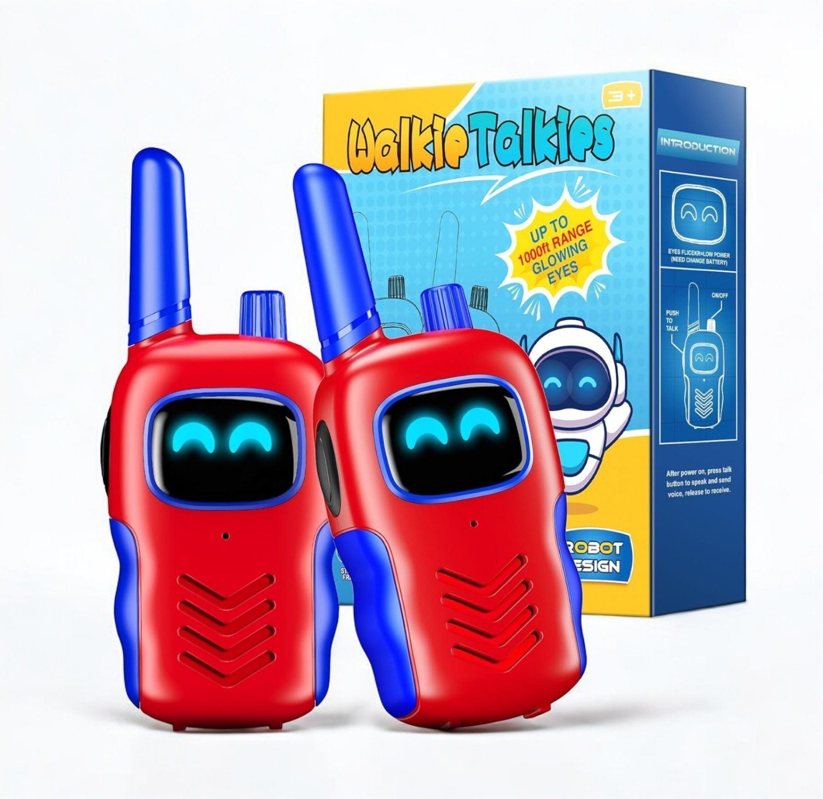 2er WALKIE TALKIE SET / FUNKGERÄTE FÜR KINDER