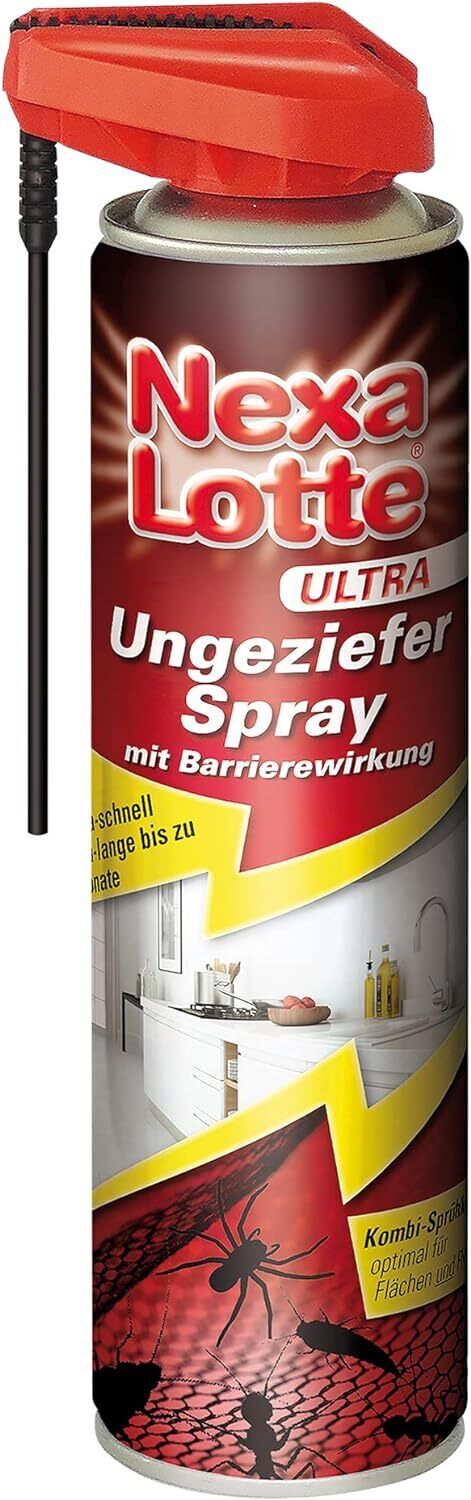 Nexa Lotte Ultra Ungezieferspray gegen Ameisen Schaben Silberfische 400 ml