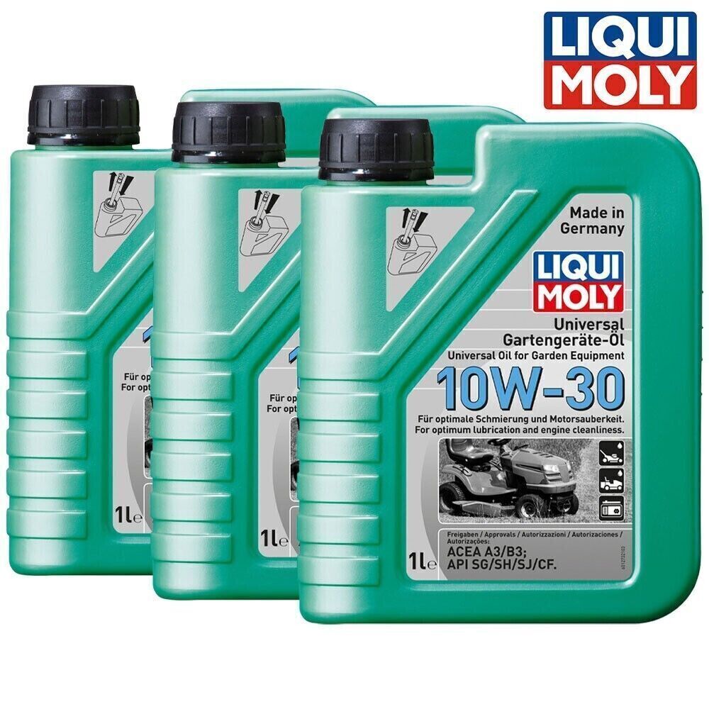 LIQUI MOLY 1273 Universal Gartengeräte-Öl kompatibel mit Kat und Turbo 10W-30 1L