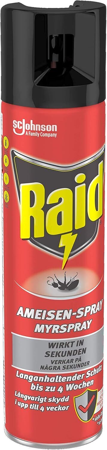 Raid Paral Ameisen-Spray Insektenspray Insektenschutz Spinne Ammeise 400 ml