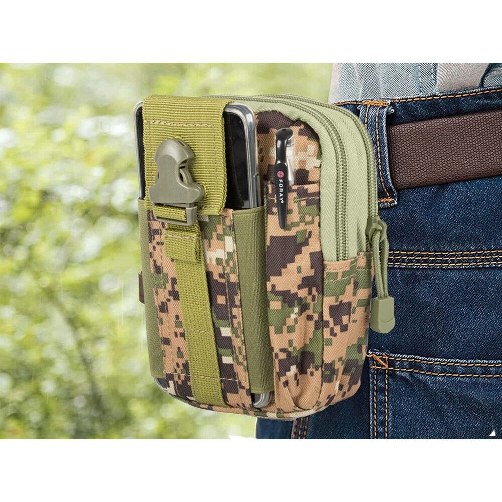 Outdoor Molle Tasche für iPhone,Smartphone,Taktische Militär Gürteltasche Top