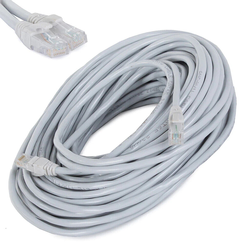 Netzwerkkabel CAT 6 DSL LAN Ethernet Kabel RJ45 Patchkabel Flachkabel PC Flach