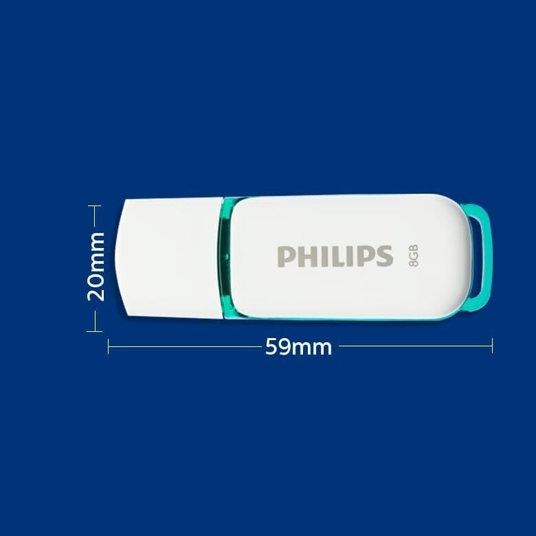 Philips 8 GB USB-Snow Edition 2.0 USB-Flash-Laufwerk 8GB für PC,Laptop, Computer