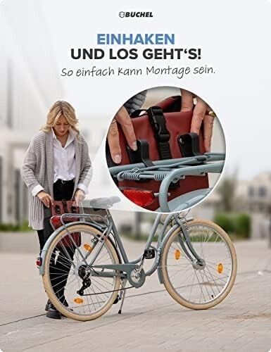 Fahrradtasche für Gepäckträger I wasserabweisend und bis zu 10kg belastbar I NEU