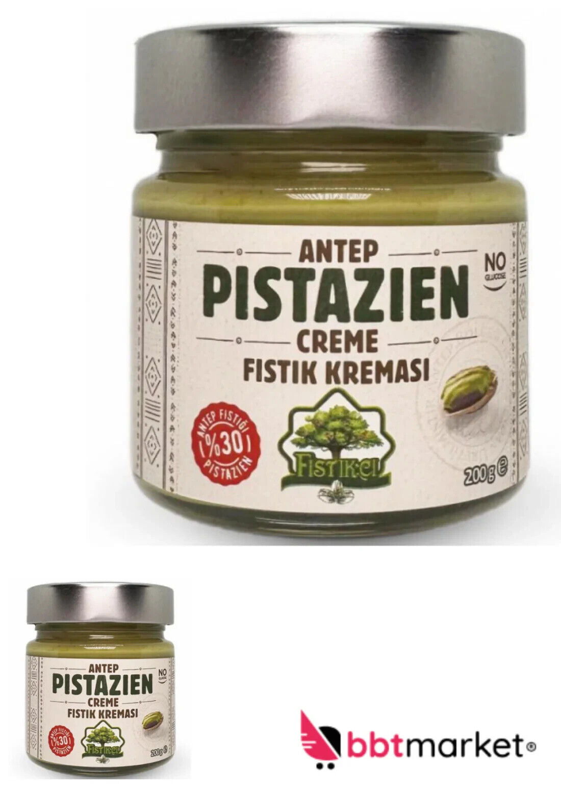 Dubai Schokolade SET : Pistaziencreme 200g + Geröstete Kadayif 200g - Fistikci