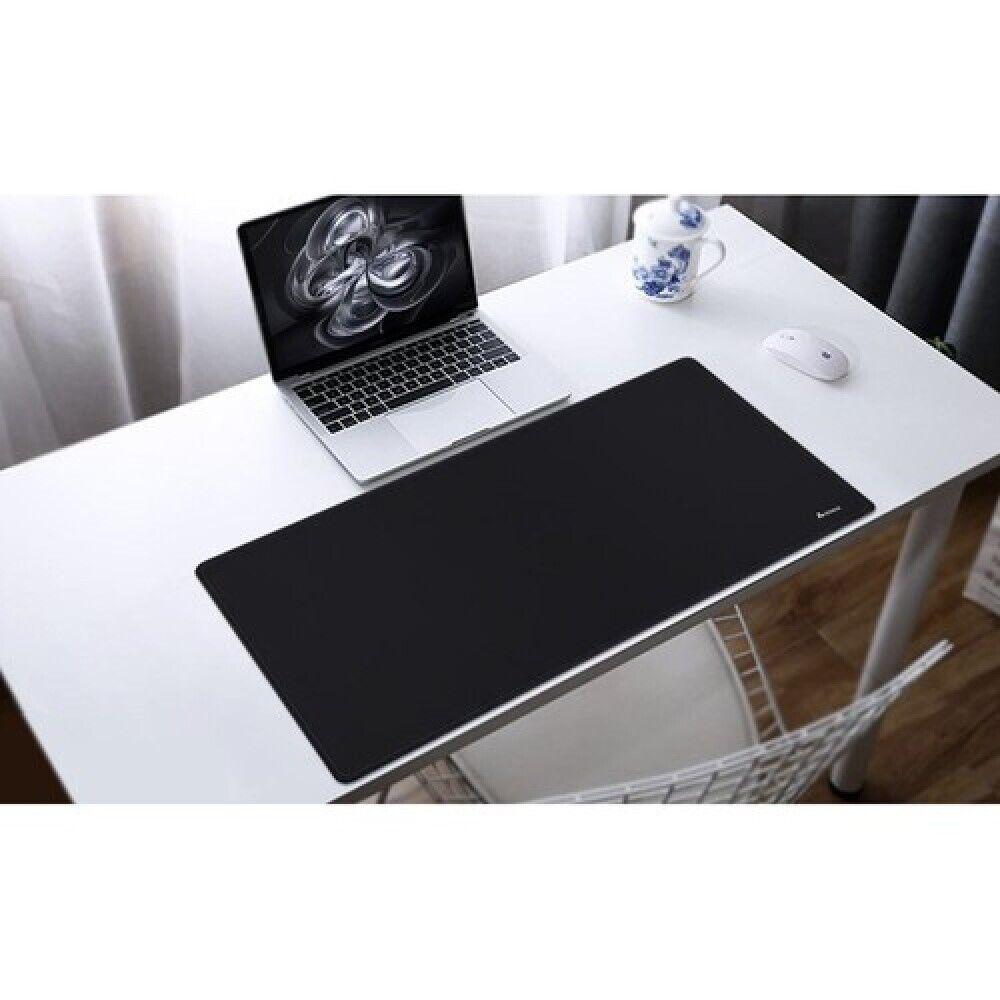 Mauspad PC Mousepad schwarz Tastatur Unterlage XXL Büro Schreibtisch 90 x 40 cm