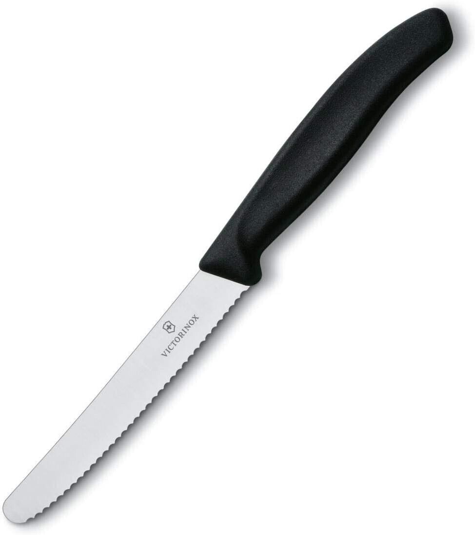 6 VICTORINOX Swiss Classic coltelli da tavola a punta tonda lama liscia 11cm