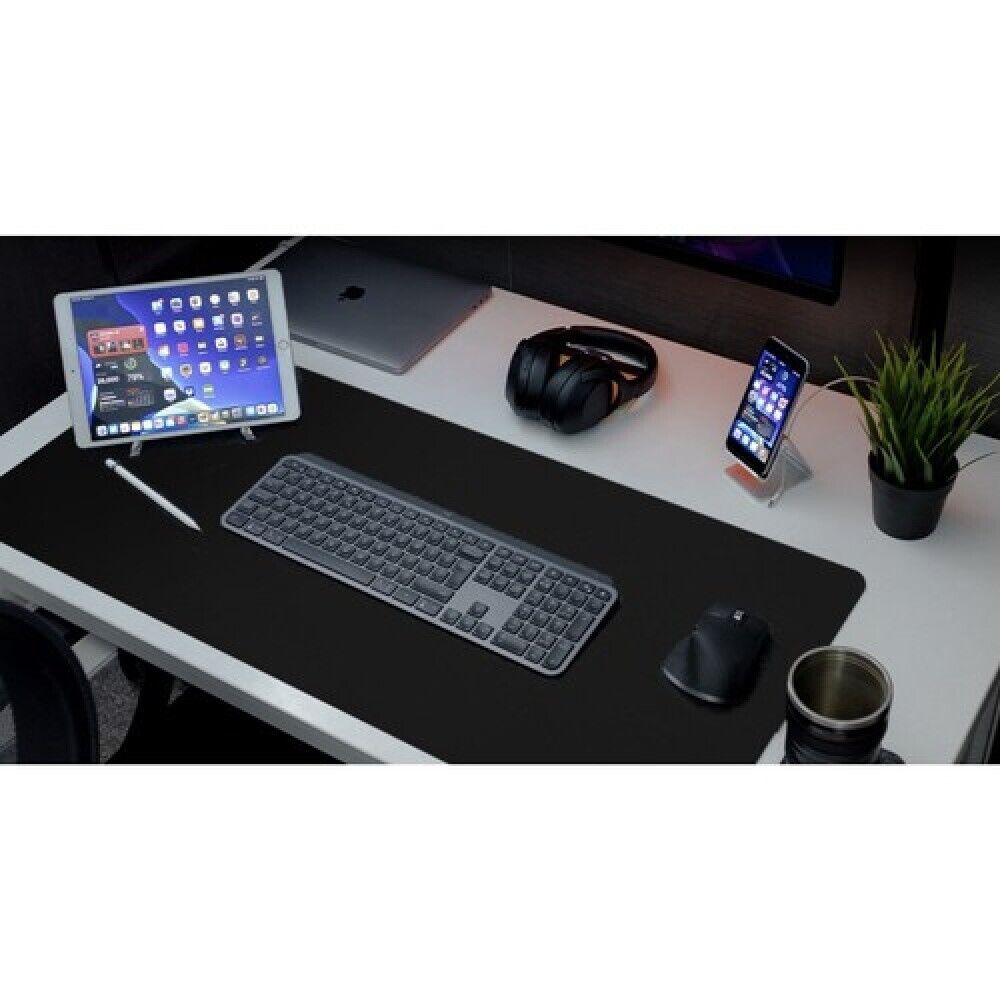 Mauspad PC Mousepad schwarz Tastatur Unterlage XXL Büro Schreibtisch 90 x 40 cm