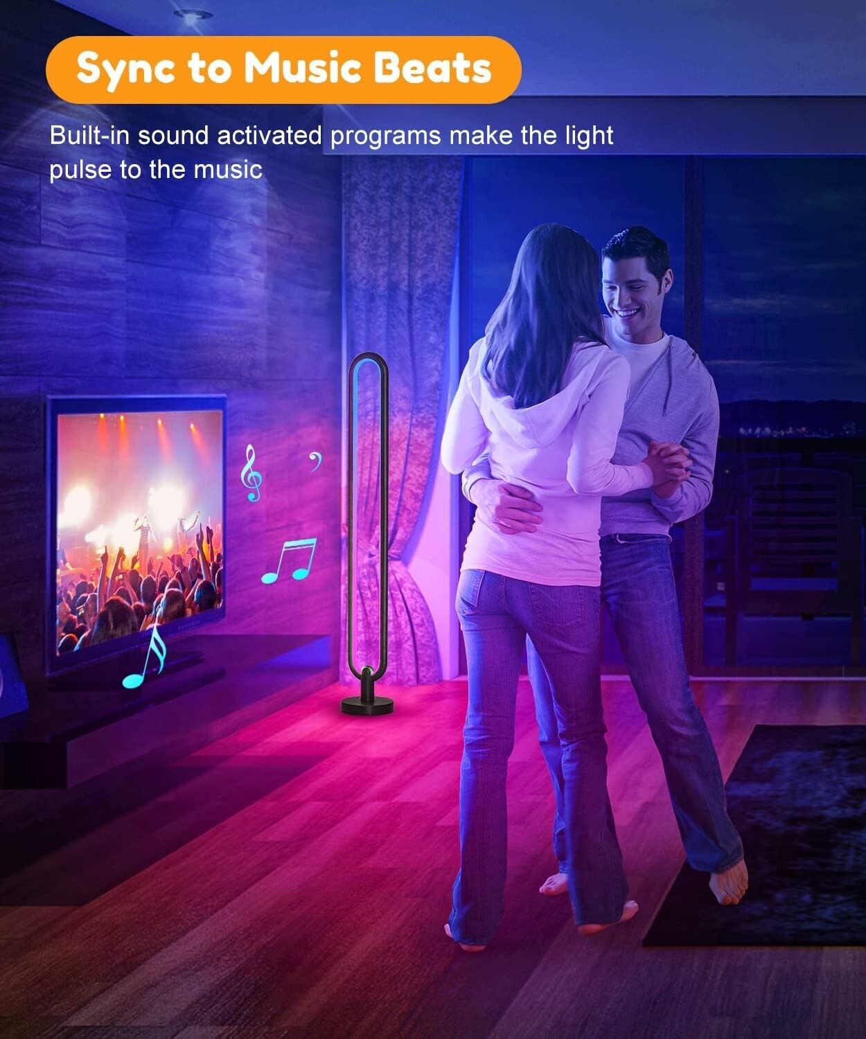 Smart Bluetooth LED-Licht, RGB Ambient Lampe Mit Multi-Modi Und Musik Sync Modi