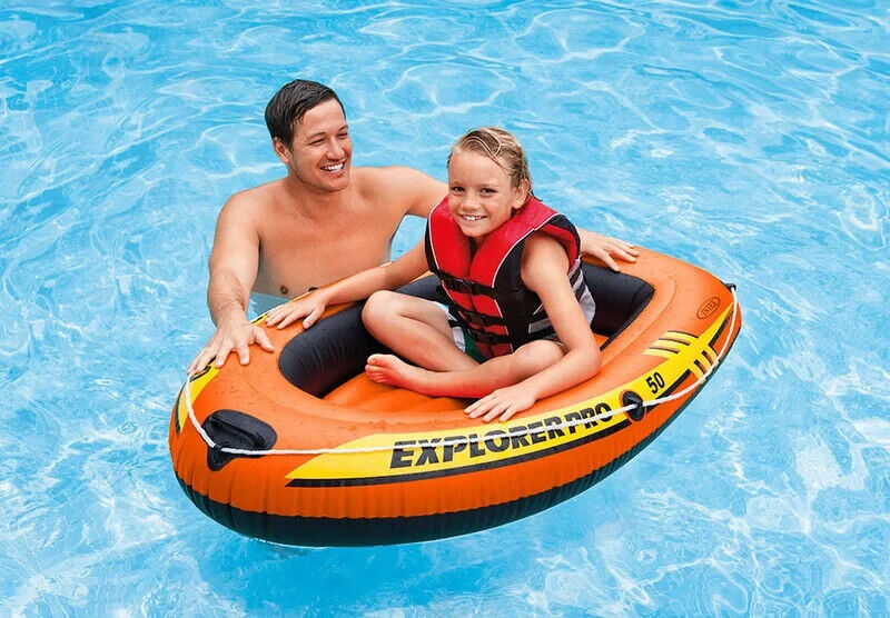 Intex Schlauchboot Explorer Pro 50 ohne Ruder Einzelpumpe 137 x 85 x 23 cm