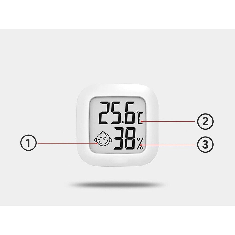 Digitales Thermo-Hygrometer Thermometer Luftfeuchtigkeitsmessgerät Wetterstation