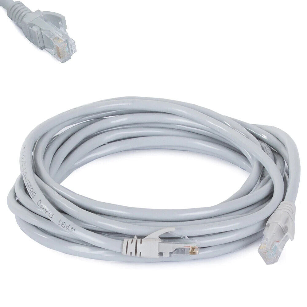 Netzwerkkabel CAT 6 DSL LAN Ethernet Kabel RJ45 Patchkabel Flachkabel PC Flach