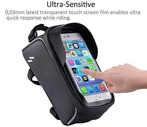 Fahrradtasche Wasserdicht Rahmentasche Oberrohr Fahrrad Handy Tasche Handyhalter