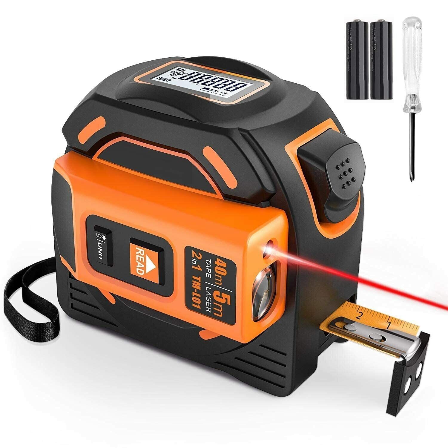 Tacklife TM-L01 Laser Rangefinder HD Display Self-locking Active Hook