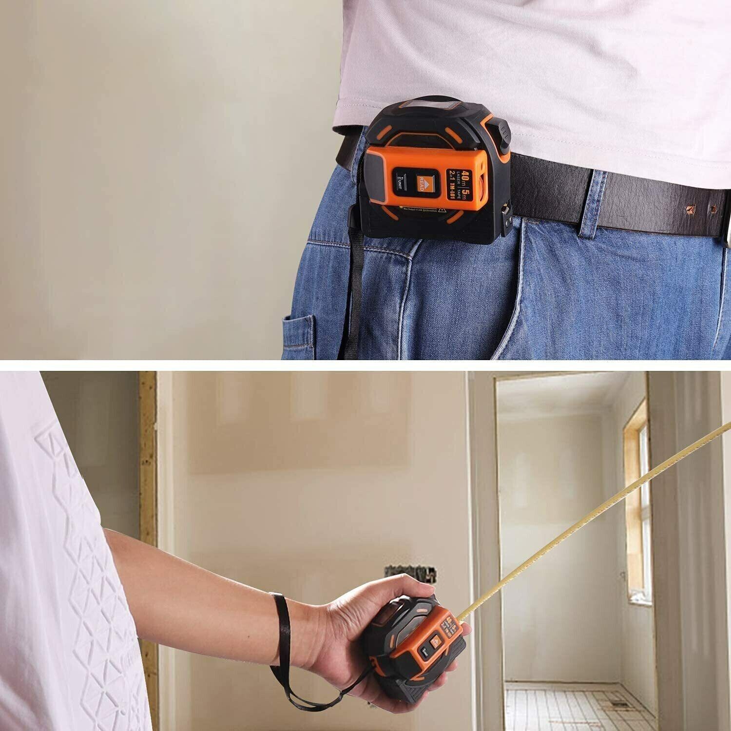 Tacklife TM-L01 Laser Rangefinder HD Display Self-locking Active Hook