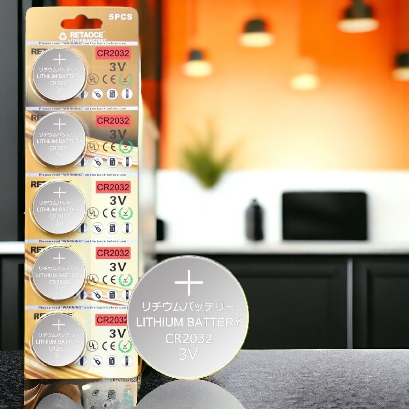 GutAlkaLi 5 Stück CR2032 3V