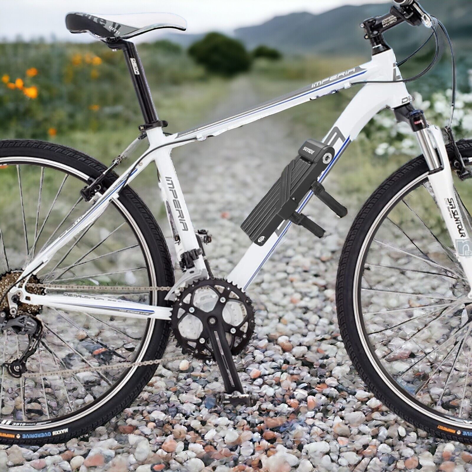 Faltschloss, Faltschloss Fahrrad mit Halterung