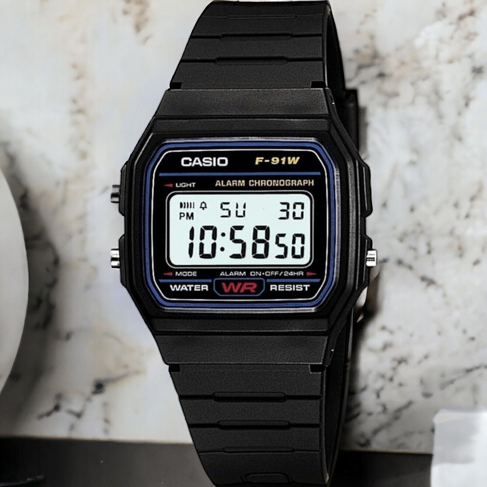 Casio Collection Unisex Digital Armbanduhr F-91W