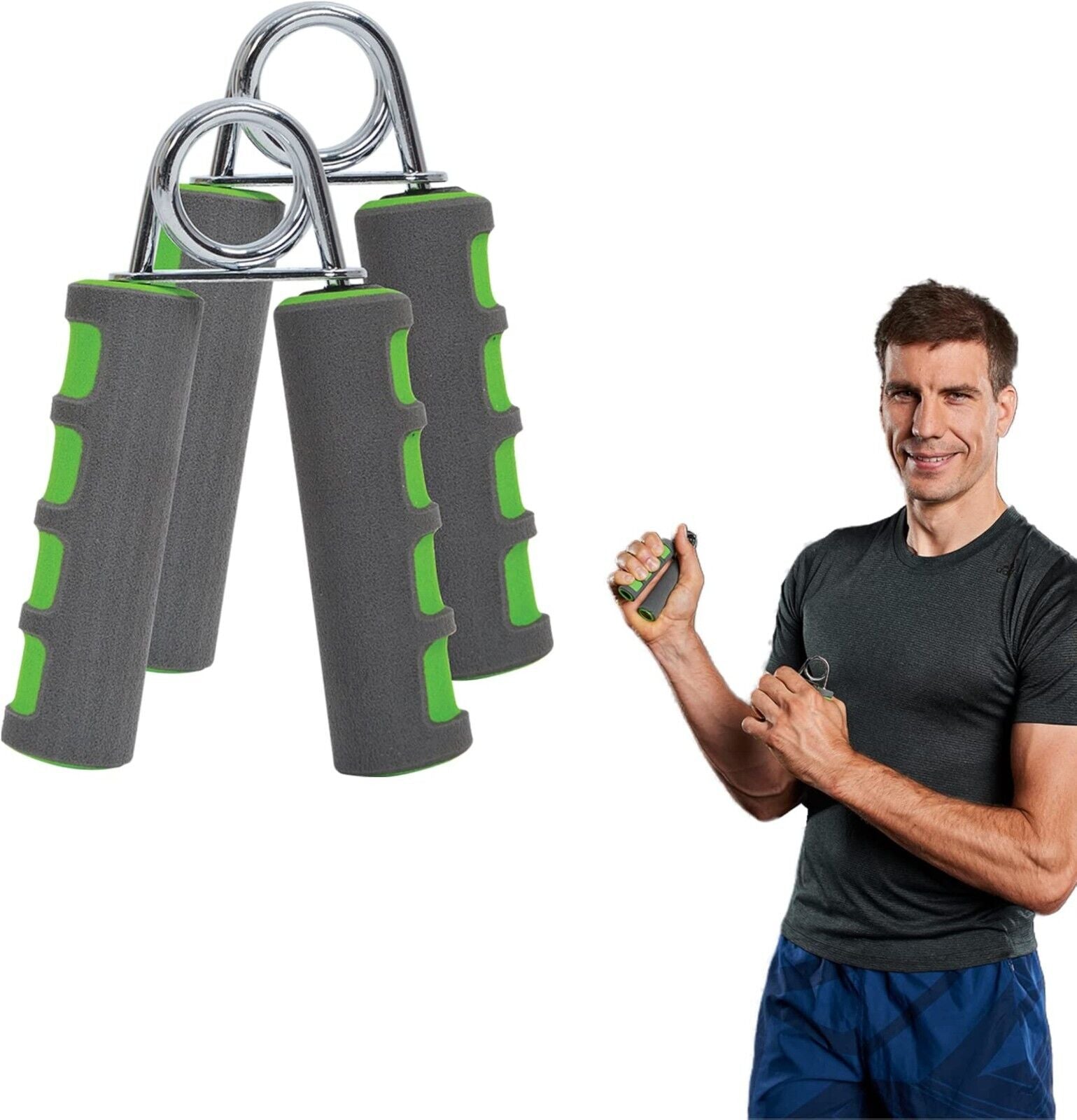 2 x Fingertrainer Set Handtrainer Unterarmtrainer Handmuskeltrainer Fingerhantel