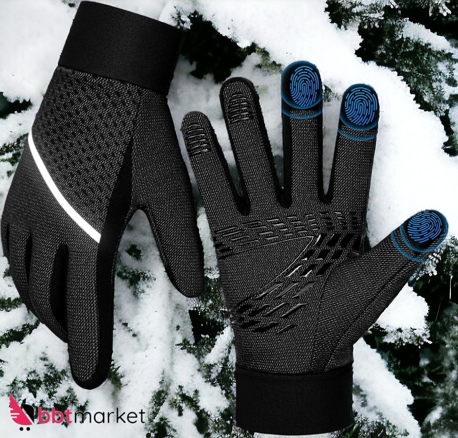 Thermo Touchscreen Winter Handschuhe Damen Herren Unisex Warme Windproof Fahrrad
