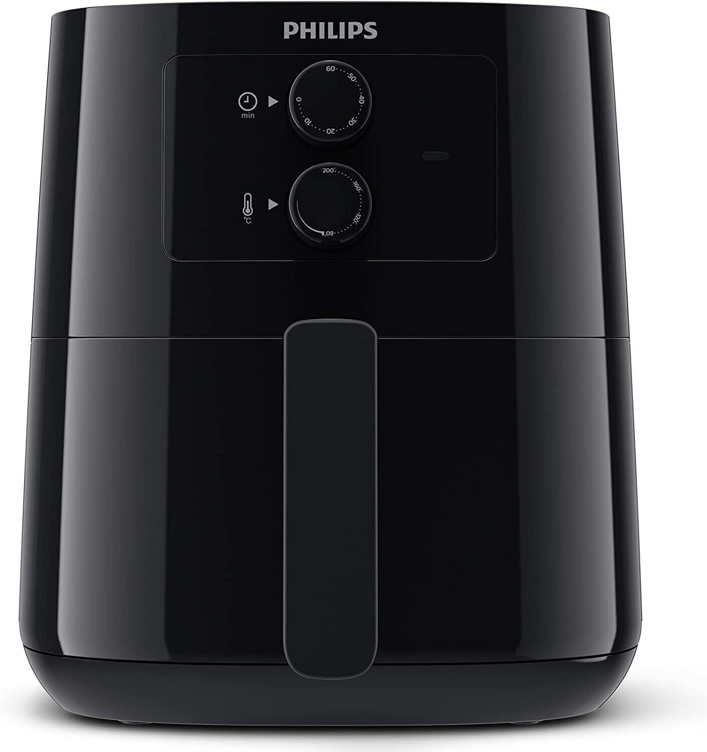 Philips Essential Airfryer 4.1L Heißluftfritteuse Fritteuse 1400 Watt schwarz