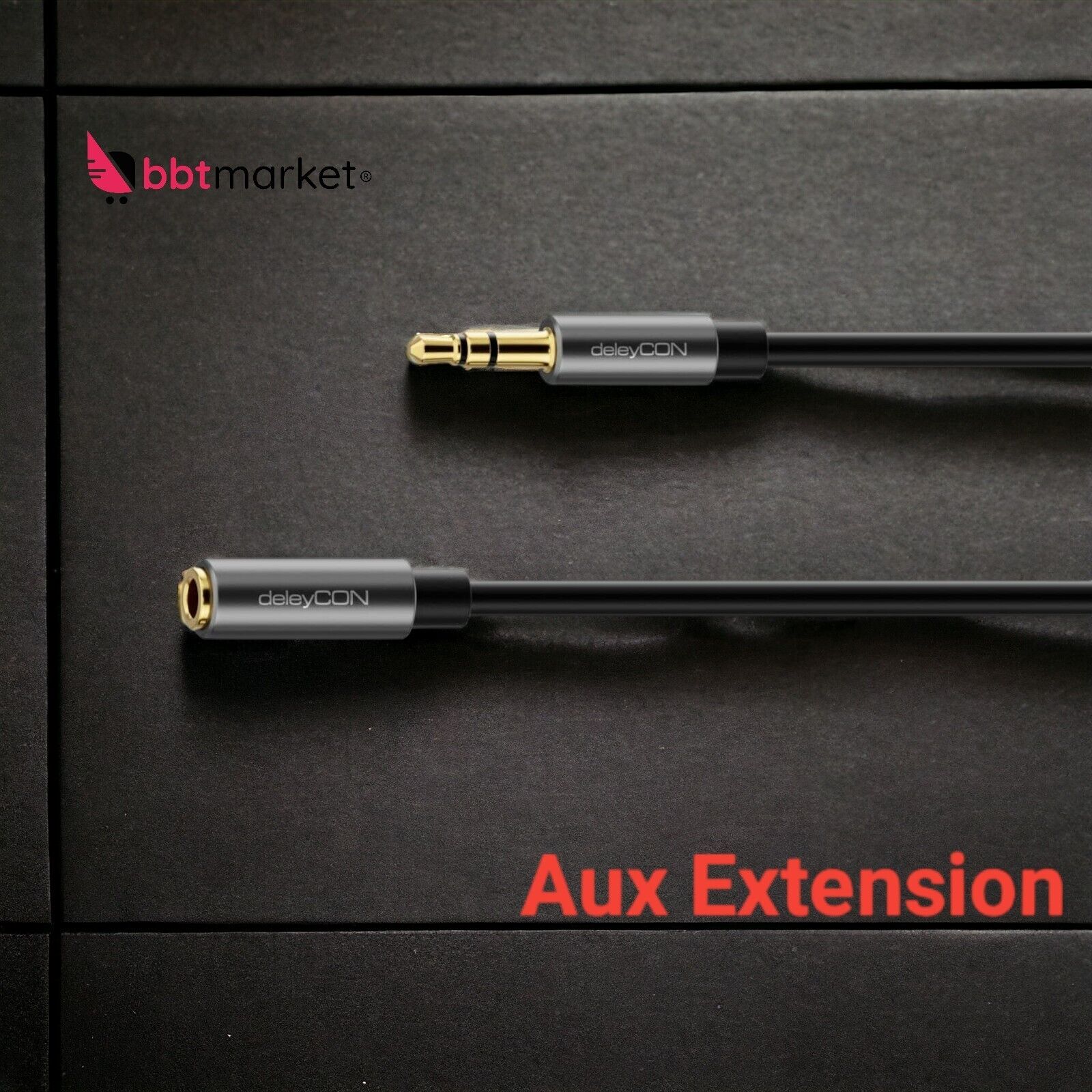 0,5m Klinke Audio Stereo AUX Kabel Verlängerungskabel 3,5mm Klinkenkabel Audiokabel