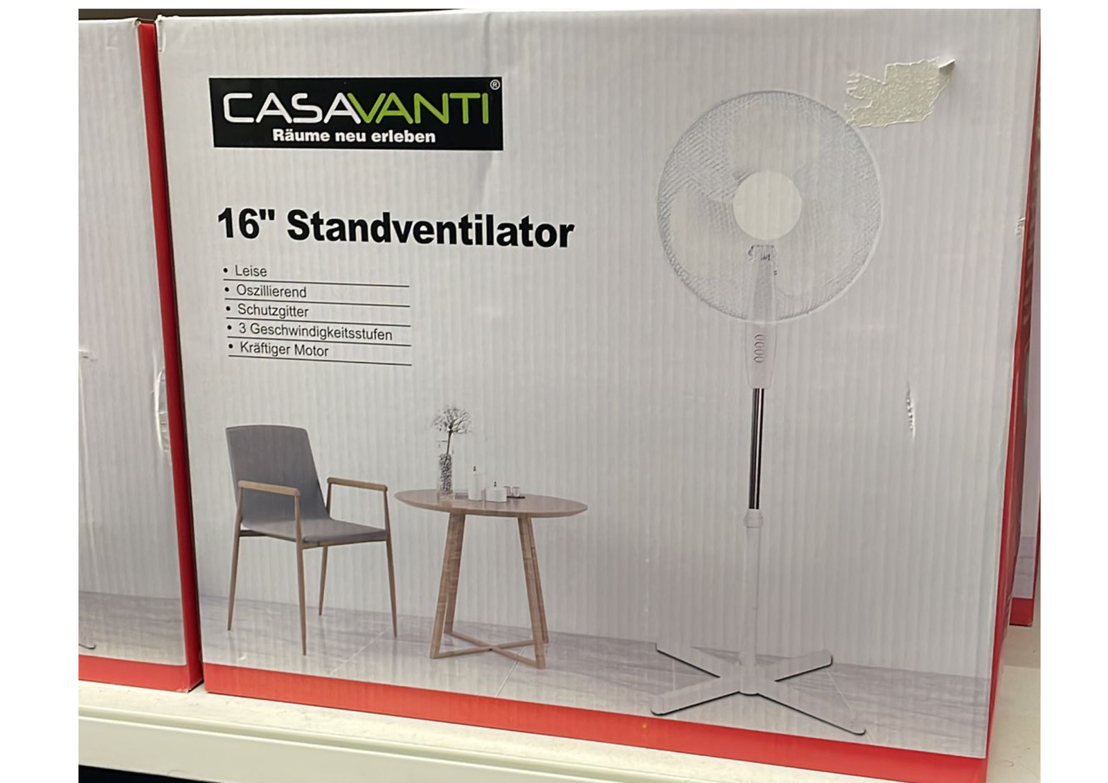 Standventilator Ventilator  FAN Bereich zwischen 49 und 120 Zentimetern