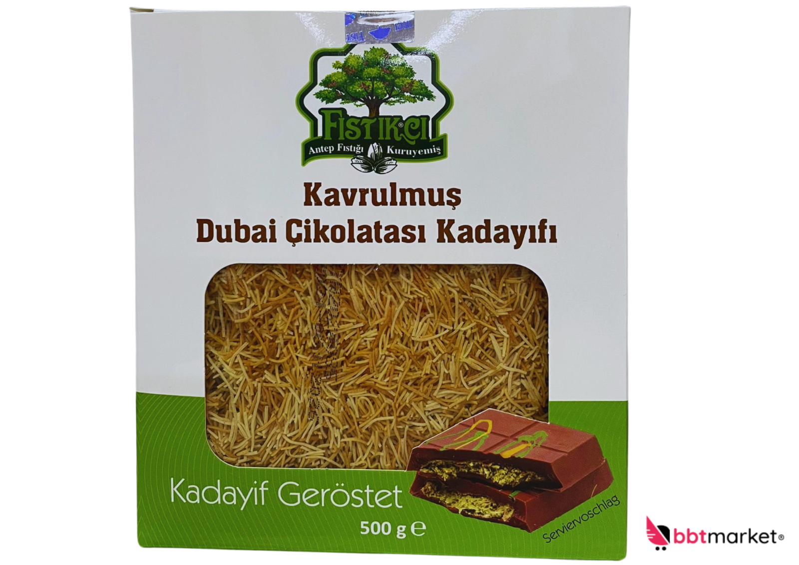 Kadayif geröstet Teigfäden - Engelshaar - Künefe - für Dubai Schokolade - 500 GR